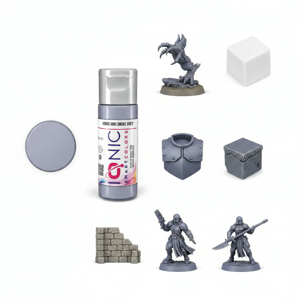 Ionic Smoke Grey Smart Acrylic Paint 20ml IONIC-0085