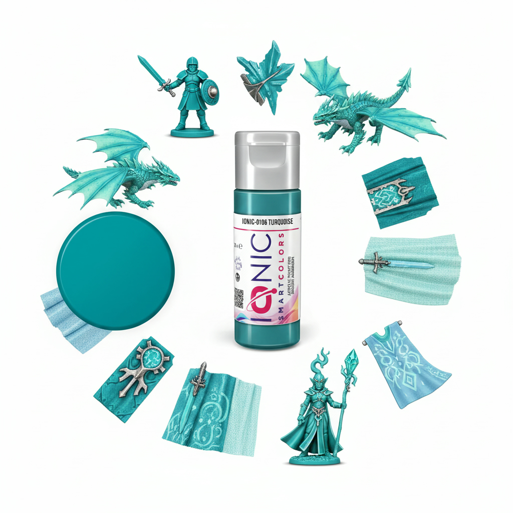 Ionic Turquoise Smart Acrylic Paint 20ml IONIC-0106