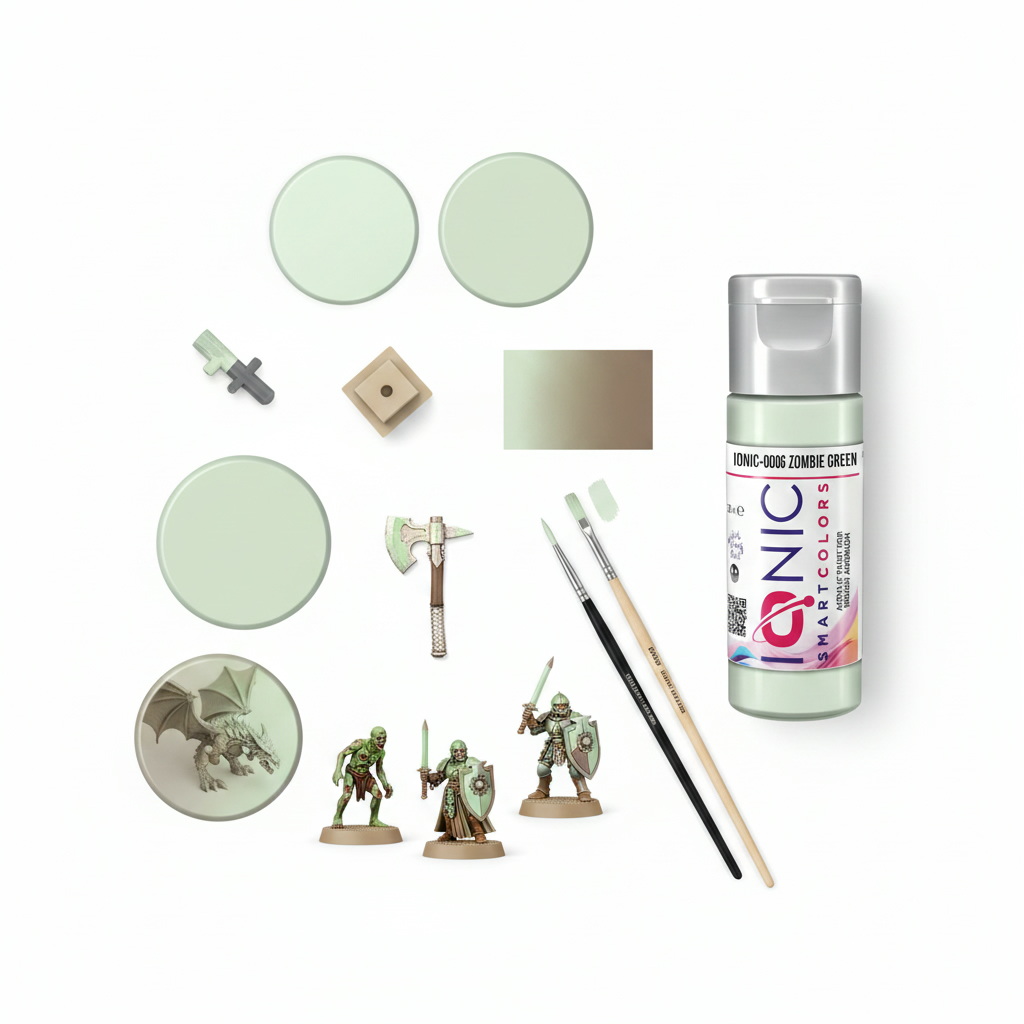 Ionic Zombie Green Smart Acrylic Paint 20ml IONIC-0006