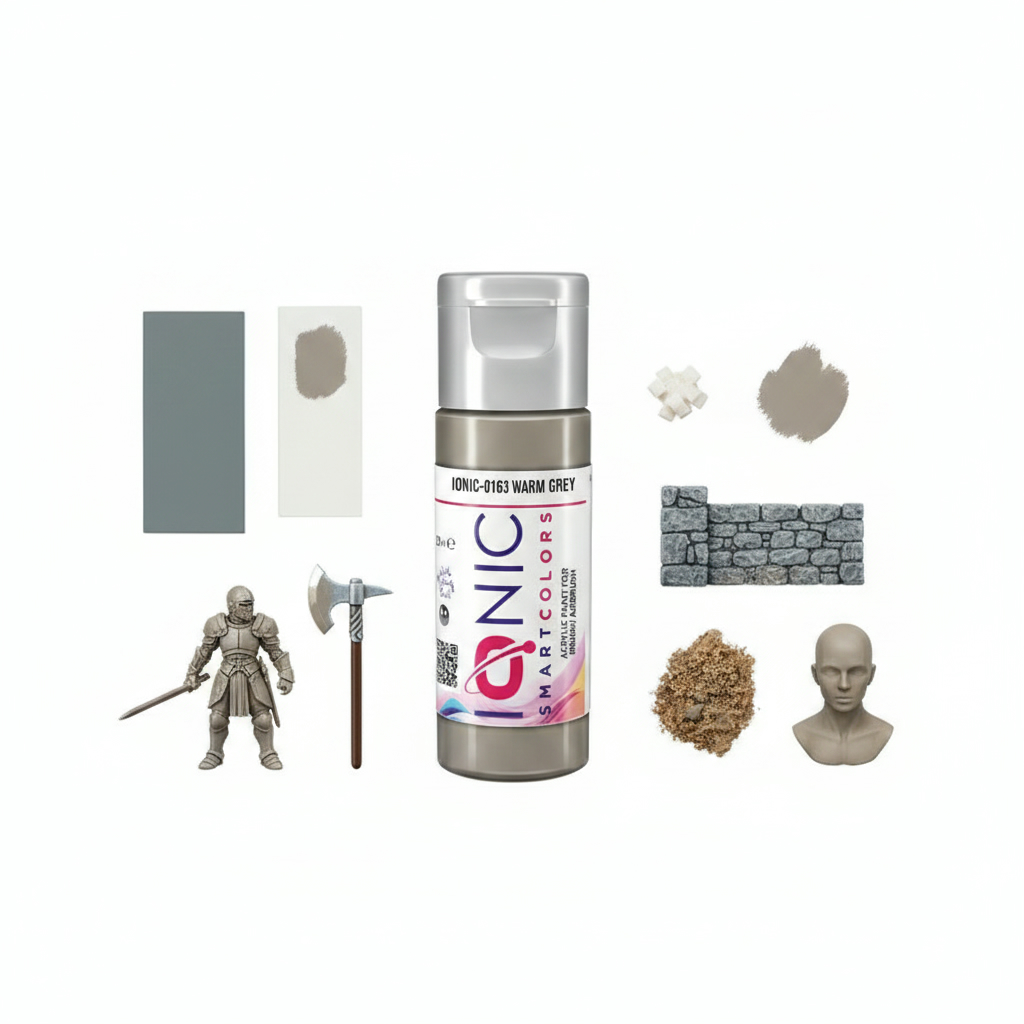 Ionic Warm Grey Smart Acrylic Paint 20ml IONIC-0163