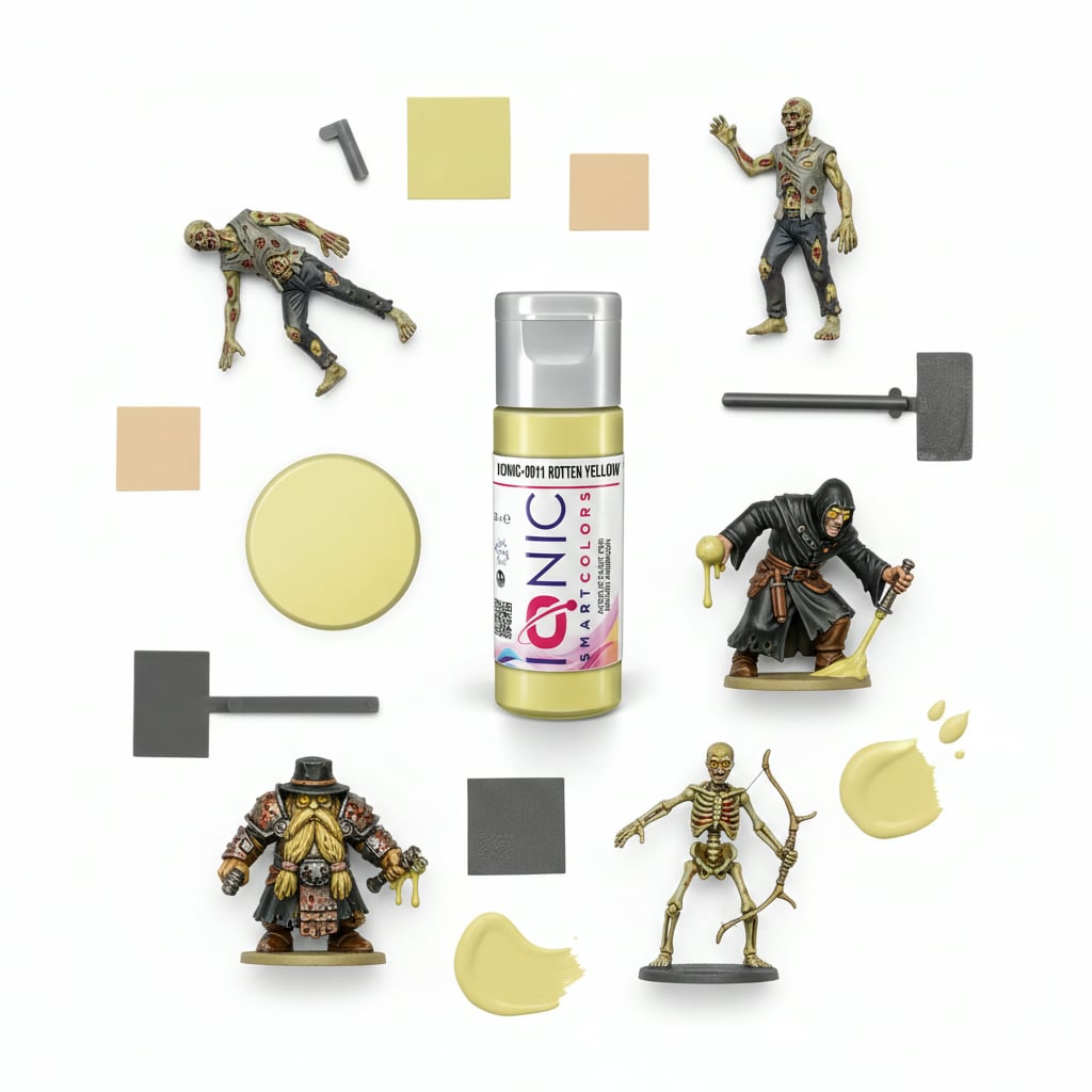 Ionic Rotten Yellow Smart Acrylic Paint 20ml IONIC-0011