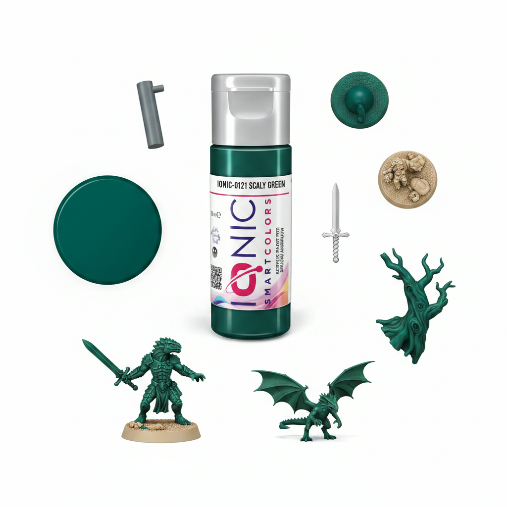 Ionic Scaly Green Smart Acrylic Paint 20ml IONIC-0121