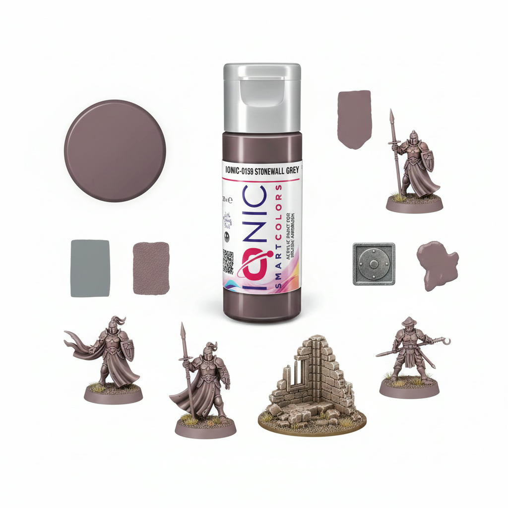 Ionic Stonewall Grey Smart Acrylic Paint 20ml IONIC-0159