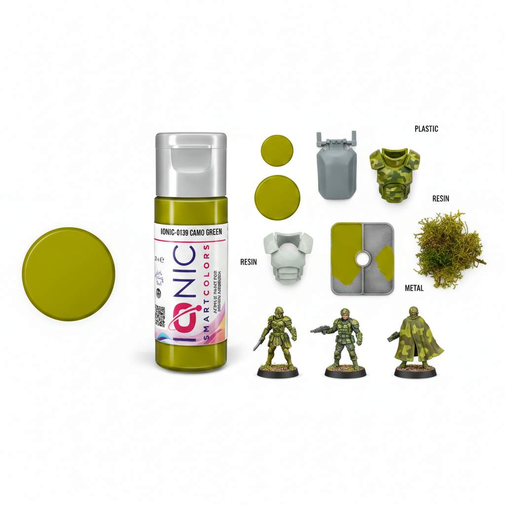 Ionic Camo Green Smart Acrylic Paint 20ml IONIC-0139