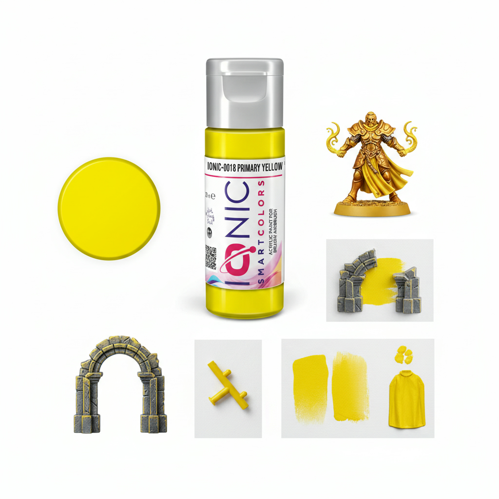 Ionic Primary Yellow Smart Acrylic Paint 20ml IONIC-0018