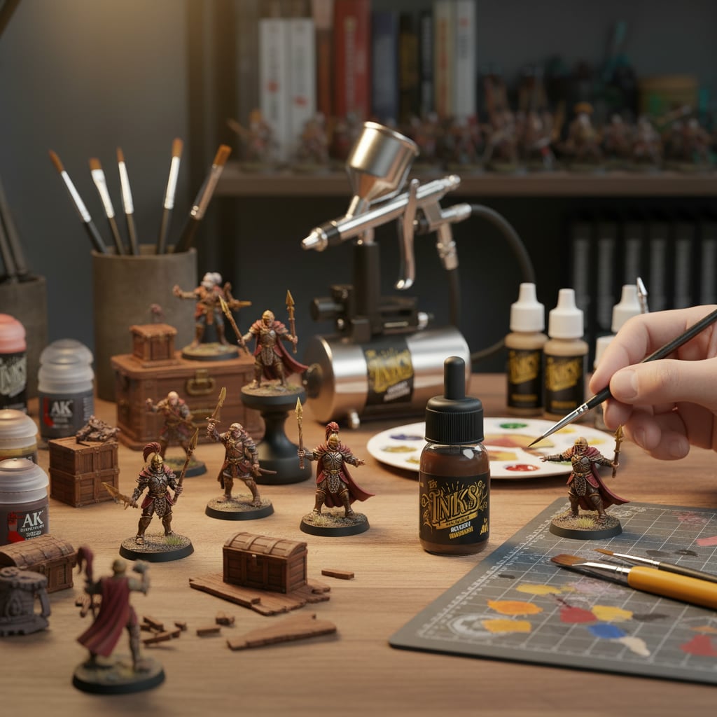 AK Interactive The Inks Mahogani 30ml AK16047