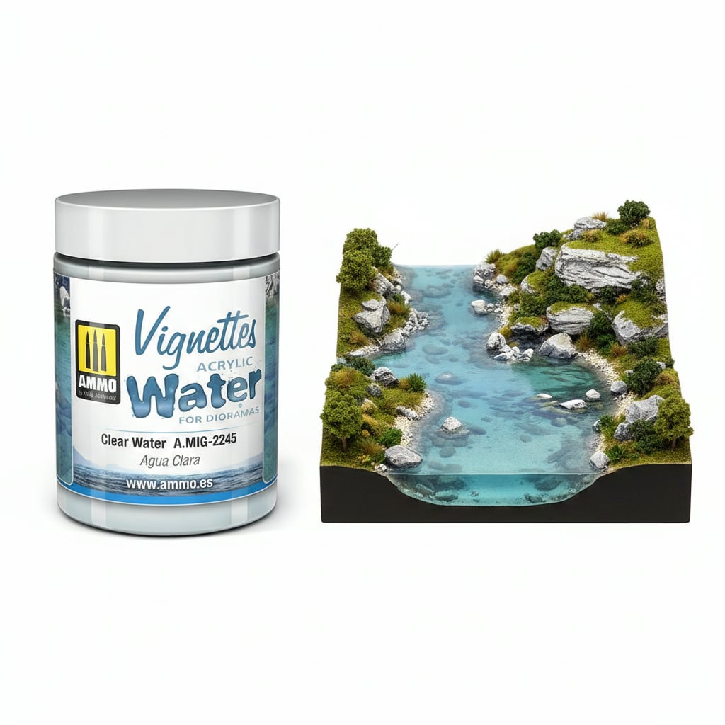 Ammo by Mig Vignettes Clear Water Dioramas 100ml AMIG2245