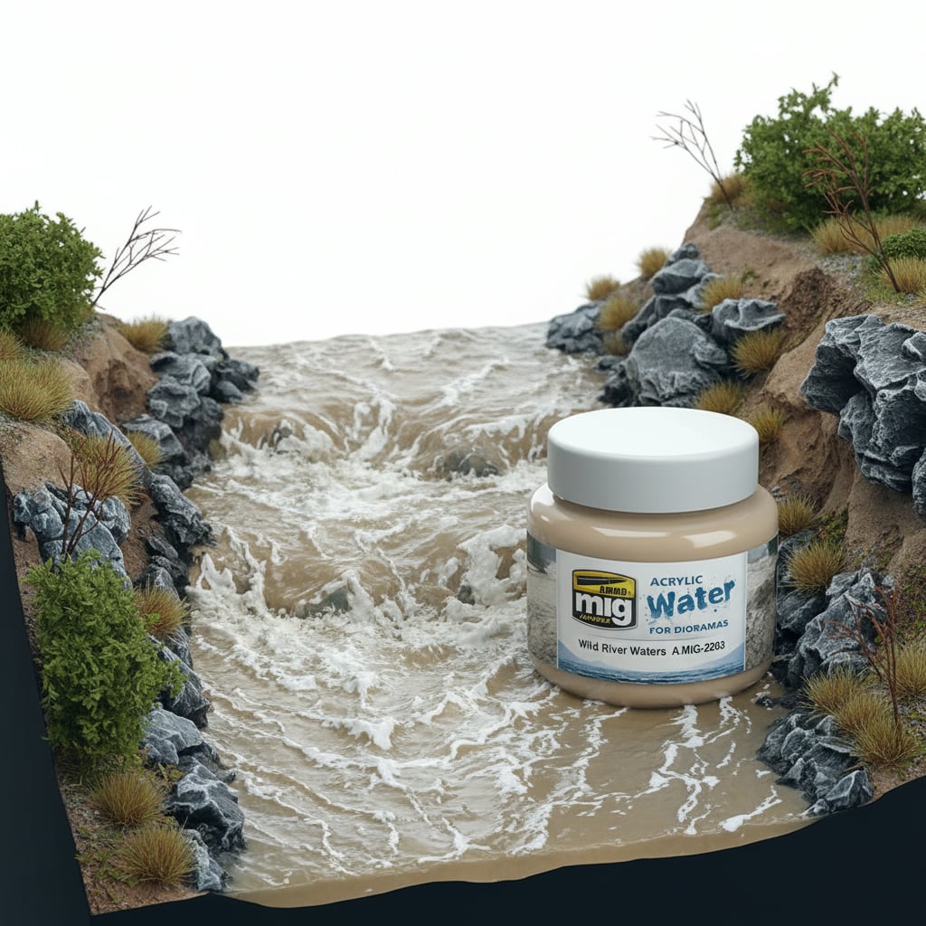 Ammo by Mig Wild River Waters Dioramas 250ml AMIG2203