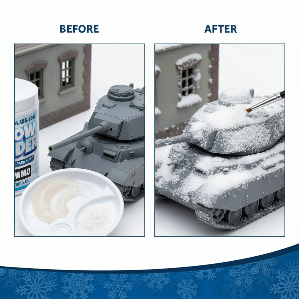 Ammo by Mig Snow Binder Dioramas 100ml AMIG2082