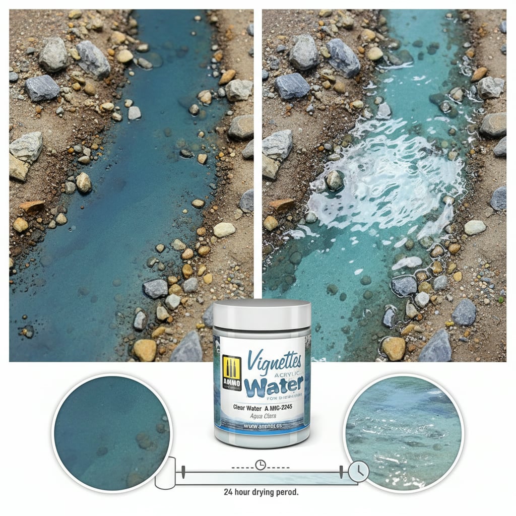 Ammo by Mig Vignettes Clear Water Dioramas 100ml AMIG2245