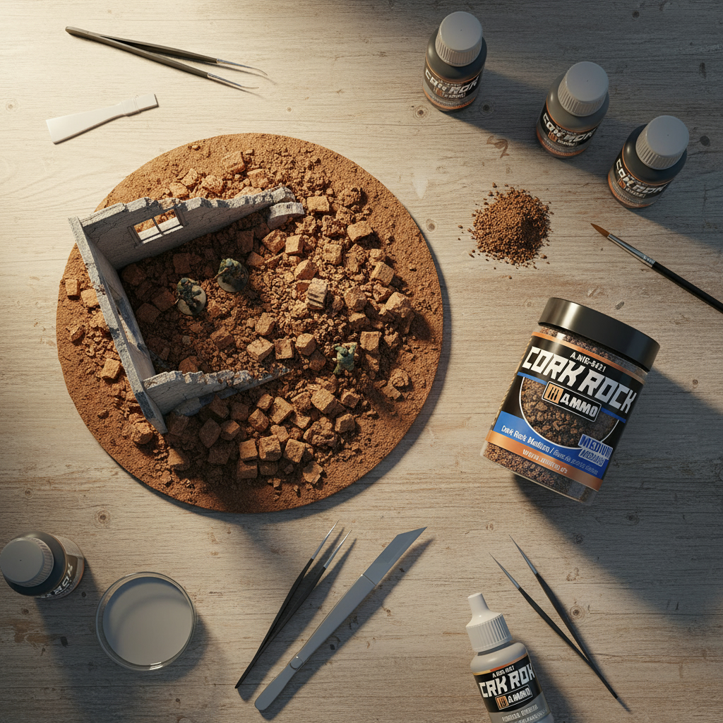 Ammo by Mig Terraform Cork Rock Medium 100ml AMIG8421