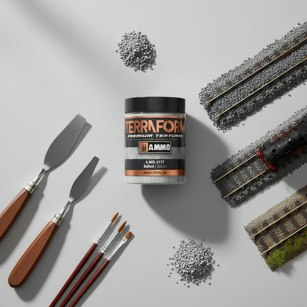Ammo by Mig Terraform Ballast Dioramas 100ml AMIG2177