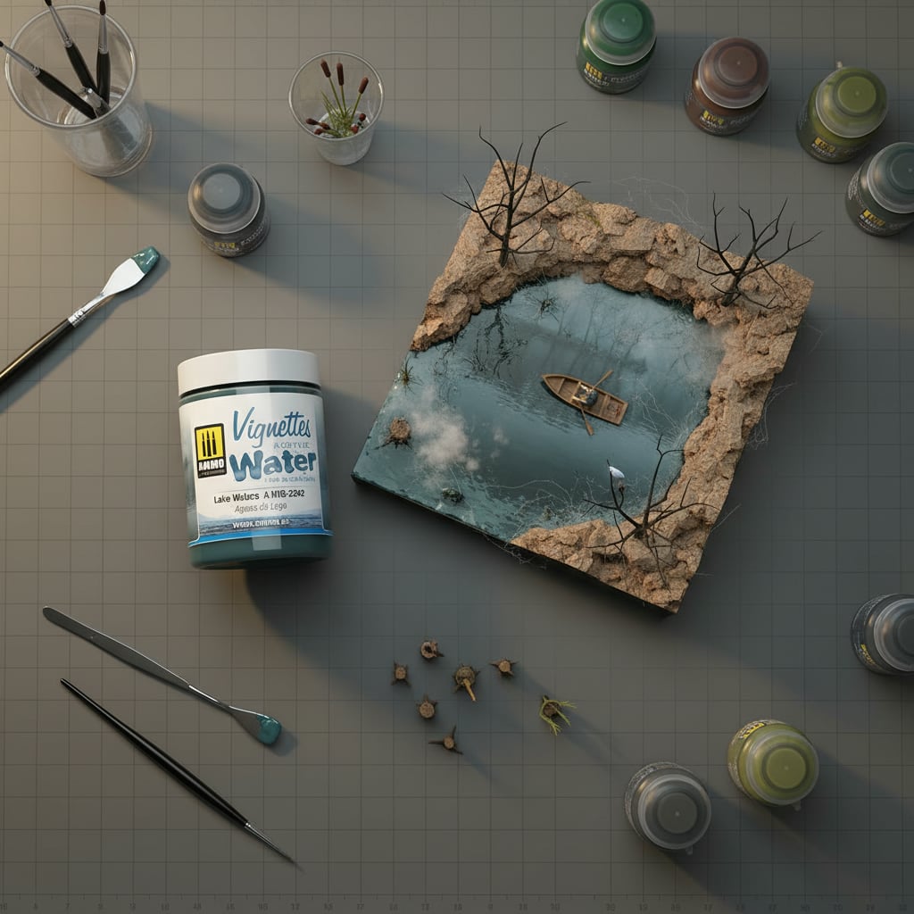 Ammo by Mig Vignettes Lake Waters Water Dioramas 100ml AMIG2242