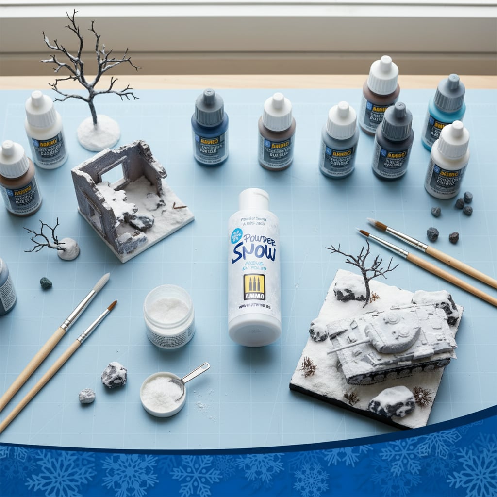 Ammo by Mig Powder Snow Dioramas 60ml AMIG2080