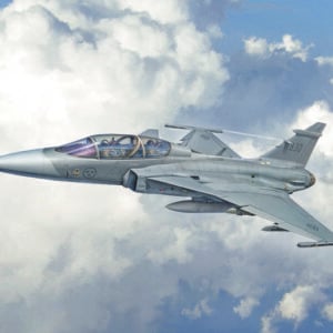 Italeri SAAB Swedish JAS-39C Gripen Twin Seater 1/48 Scale 2664