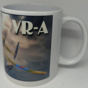 Lancaster Bomber Coffee Mug White with Specs 11oz SUP-MUGLANVRA