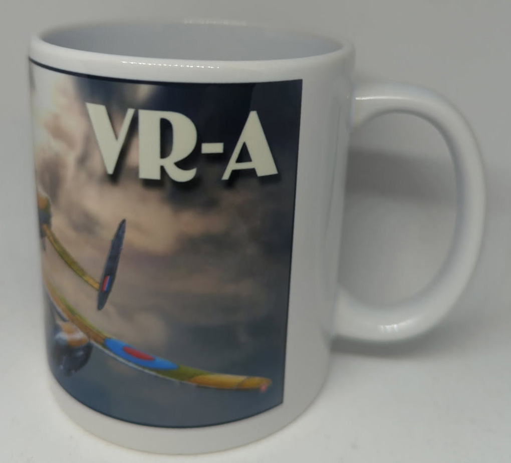 Lancaster Bomber Coffee Mug White with Specs 11oz SUP-MUGLANVRA