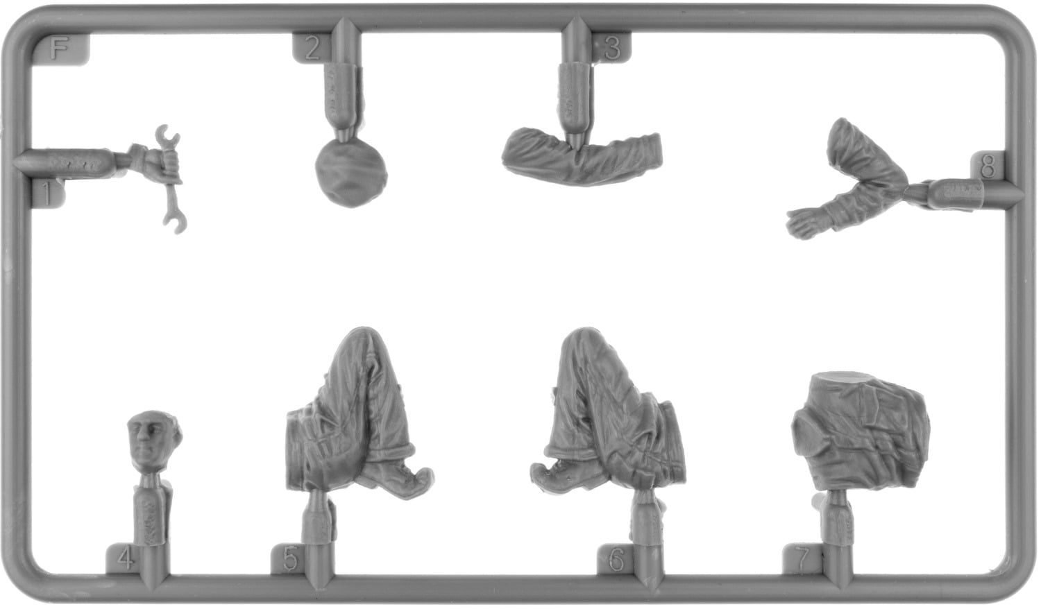 Miniart Bristish Tank Repair Crew Set of 4 1/35 Scale 35489