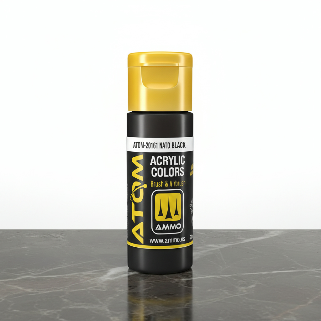 ATOM Color Acrylic Paint Nato Black ATOM-20161