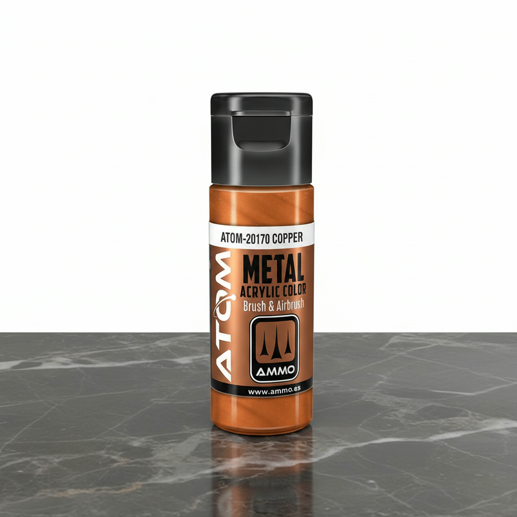 ATOM Metallic Acrylic Paint Copper ATOM-20170