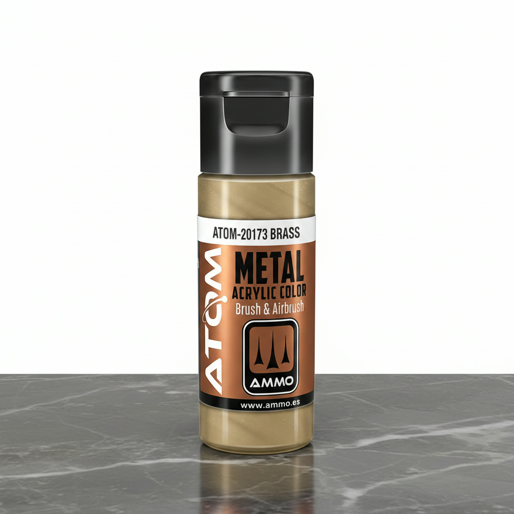 ATOM Metallic Acrylic Paint Brass ATOM-20173
