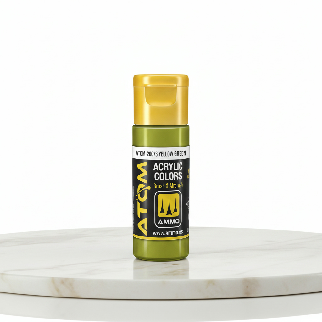 ATOM Color Acrylic Paint Yellow Green ATOM-20073