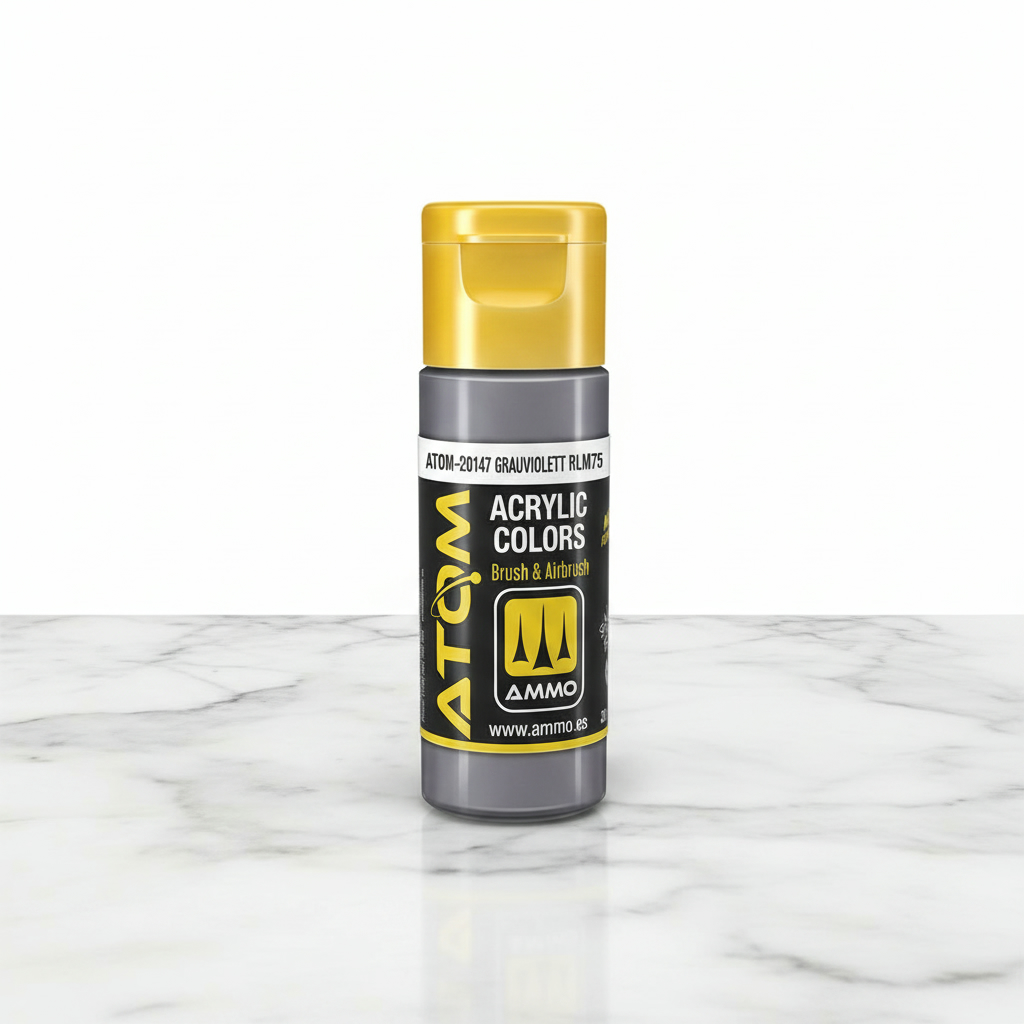 ATOM Color Acrylic Paint Grauviolett RLM75 ATOM-20147