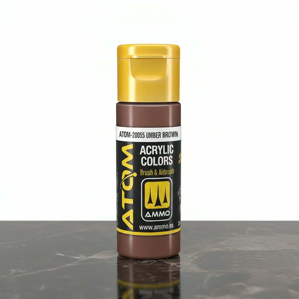 ATOM Color Acrylic Paint Umber Brown ATOM-20055
