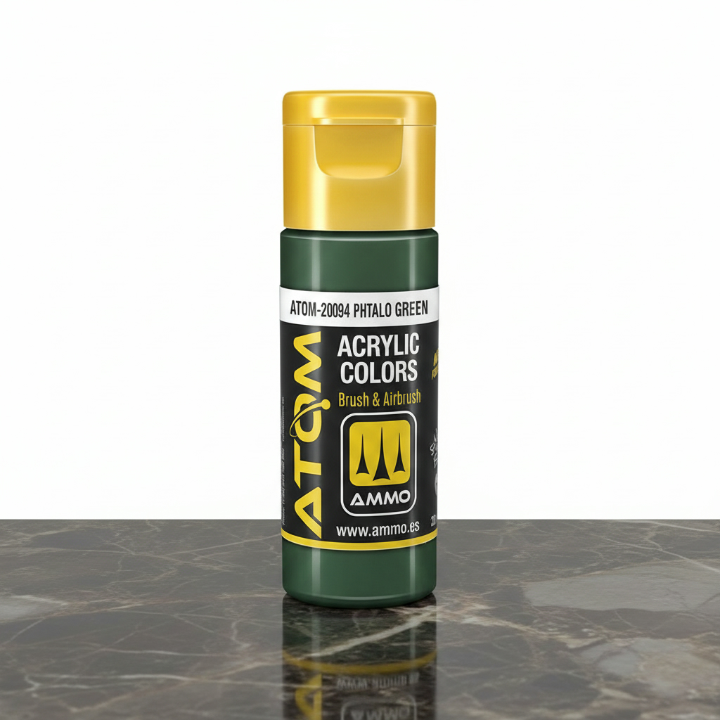 ATOM Color Acrylic Paint Phtalo green ATOM-20094