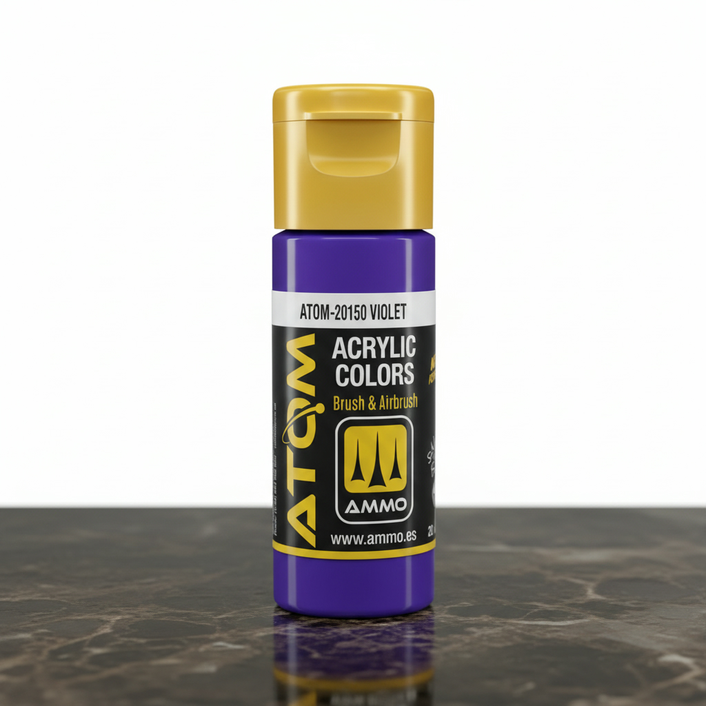 ATOM Color Acrylic Paint Violet ATOM-20150