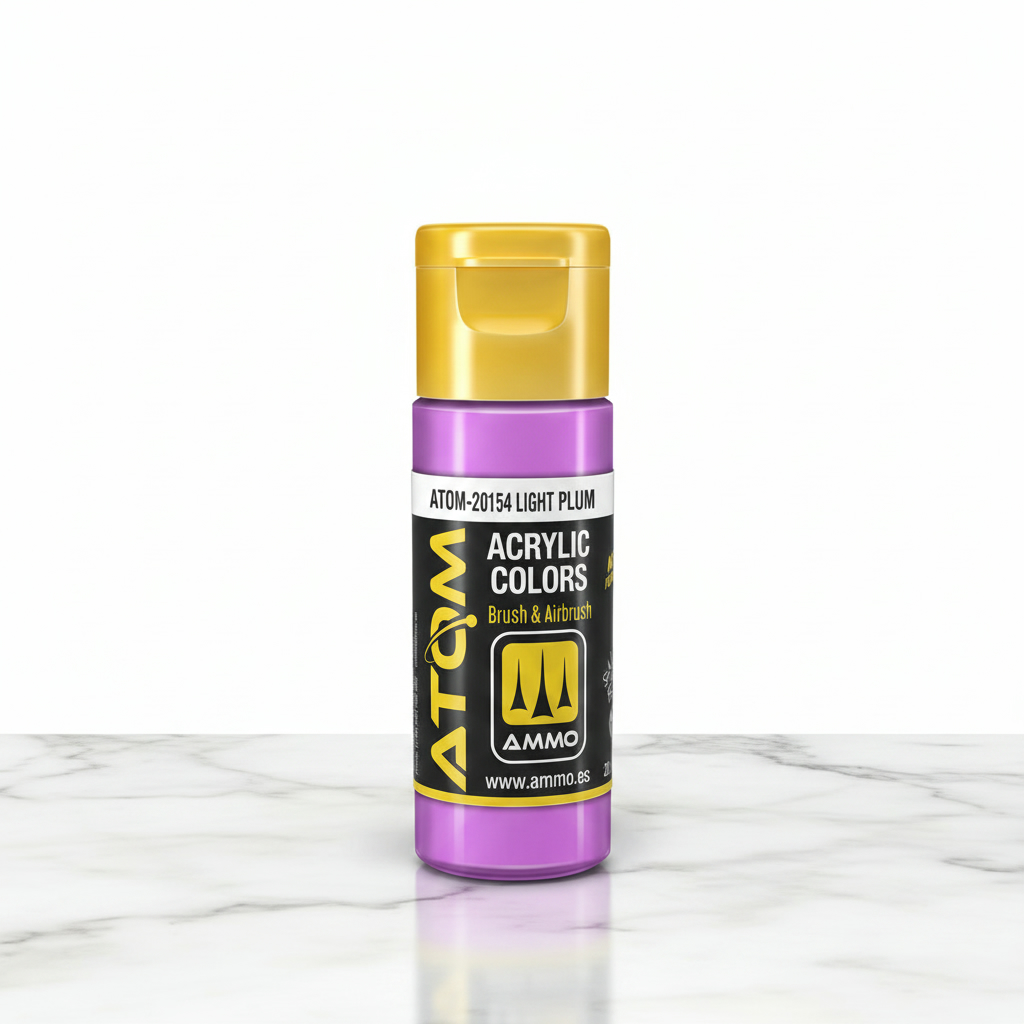 ATOM Color Acrylic Paint Light Plum ATOM-20154