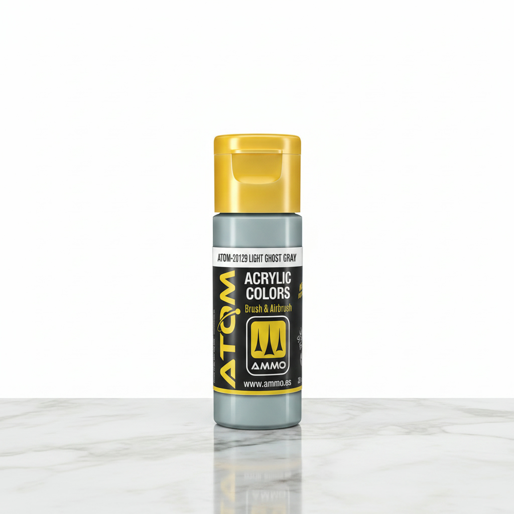 ATOM Color Acrylic Paint Light Ghost Gray ATOM-20129