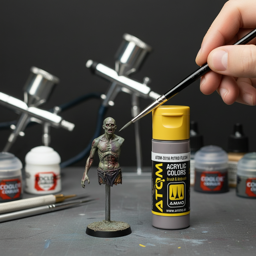 ATOM Color Acrylic Paint Putrid Flesh ATOM-20156