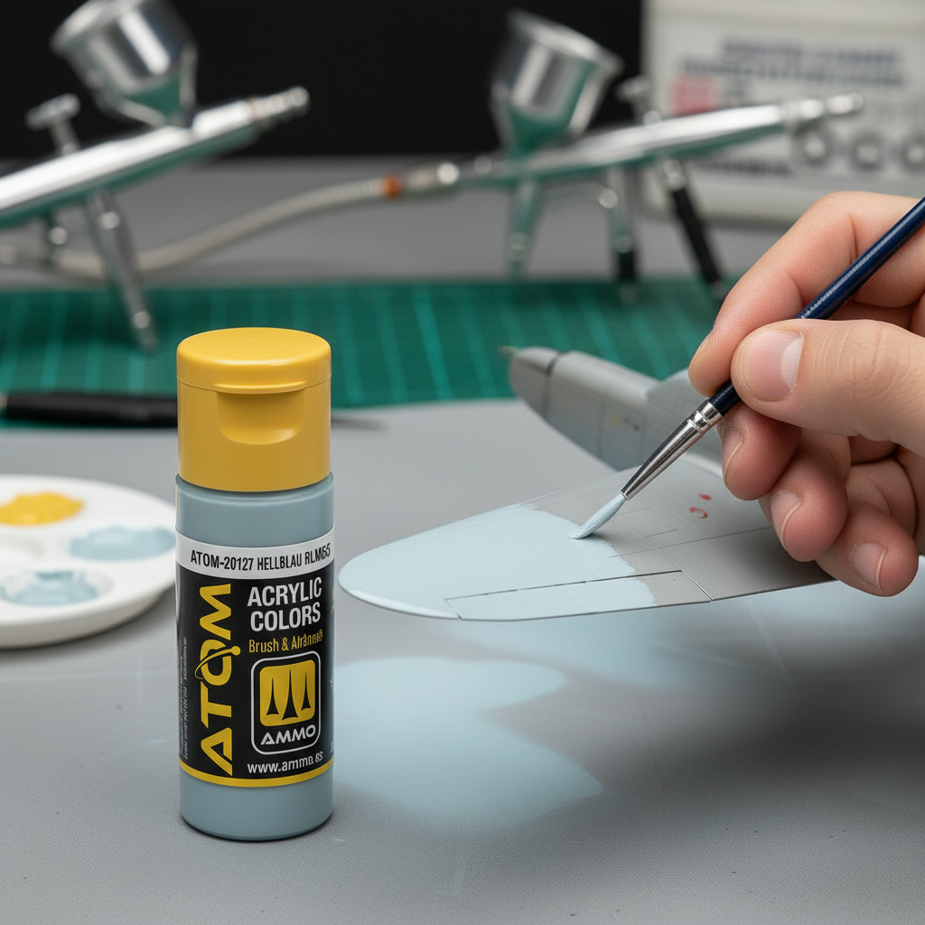 ATOM Color Acrylic Paint Hellblau RLM65 ATOM-20127