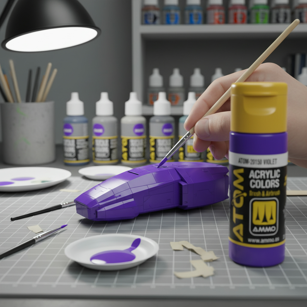 ATOM Color Acrylic Paint Violet ATOM-20150