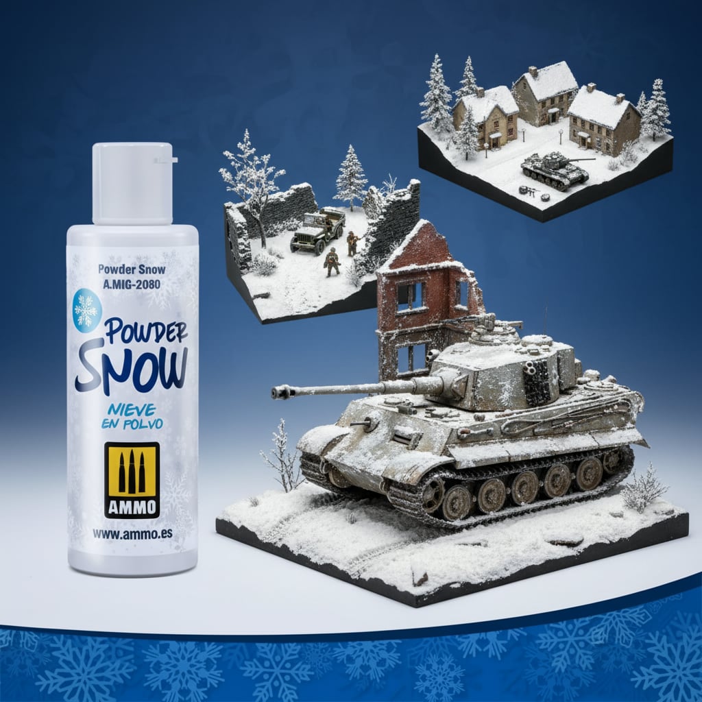Ammo by Mig Powder Snow Dioramas 60ml AMIG2080