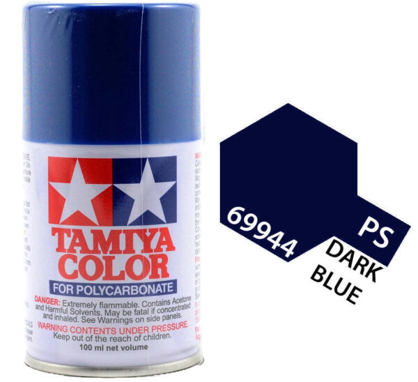 Tamiya Polycarbonate Spray Paint PS Dark Blue 69944 Can