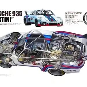 Tamiya Porsche 935 Martini 1/12 Scale 12038