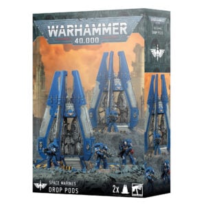 Warhammer 40000 Space Marines Drop Pods 48-101 Box