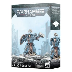 Warhammer 40000 Space Wolves Arjac Rockfist 53-38 Box