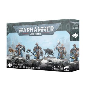 Warhammer 40000 Space Wolves Wolf Guard Headtakers 53-29 Box
