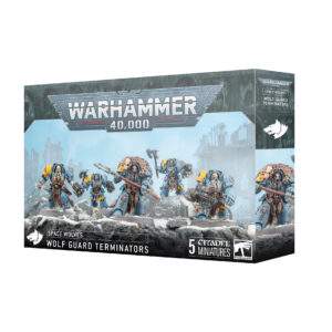 Warhammer 40000 Space Wolves Wolf Guard Terminators 53-36 Box