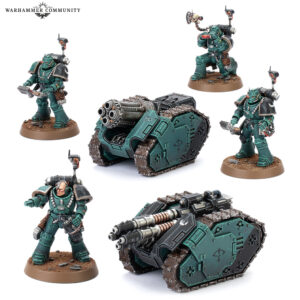 Warhammer The Horus Heresy Legiones Astartes Rapier Laser Destroyer and Quad Launcher Battery 31-105