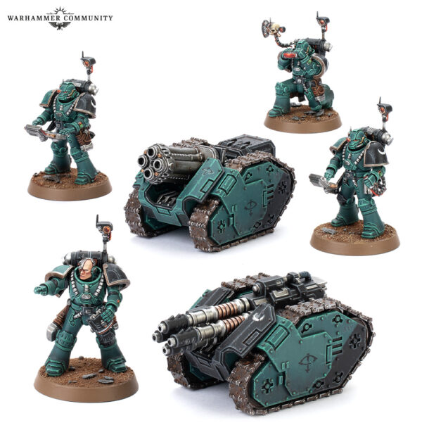 Warhammer The Horus Heresy Legiones Astartes Rapier Laser Destroyer and Quad Launcher Battery 31-105