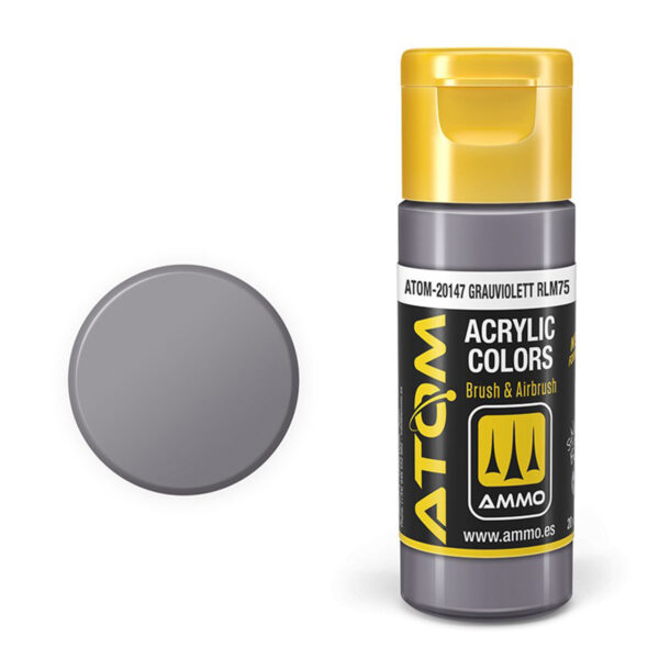 ATOM Color Acrylic Paint Grauviolett RLM75 ATOM-20147