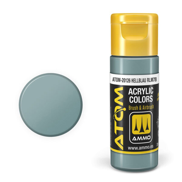ATOM Color Acrylic Paint Hellblau RLM78 ATOM-20126