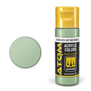 ATOM Color Acrylic Paint Light Gray Green ATOM-20125