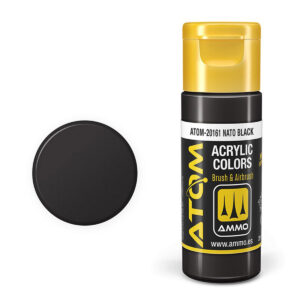 ATOM Color Acrylic Paint Nato Black ATOM-20161
