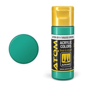 ATOM Color Acrylic Paint Turquoise Green ATOM-20114