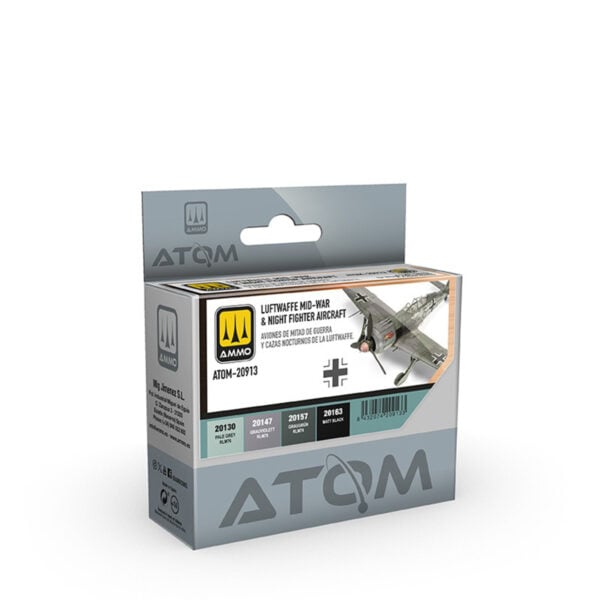 Ammo by Mig Luftwaffe Mid-War and Night Fighter Aircraft Colors Paint Set ATOM-20913